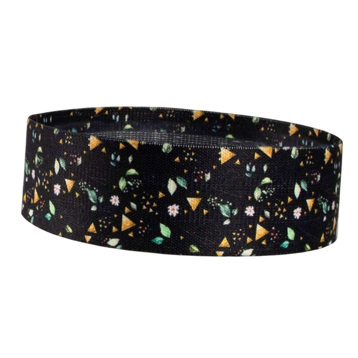 Resistance Band, Elastic Comfortable Pull up Assist Booty Band Black Floral