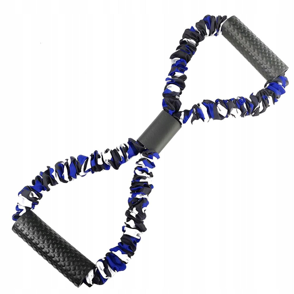 Resistance Bands Exercise Loop Bands Handles with Storage Bag Pouch Blue
