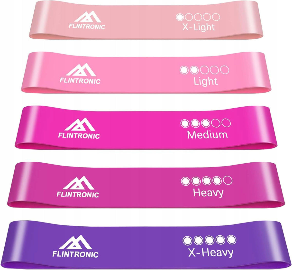 Resistance Fitness Tapes 5 Pieces