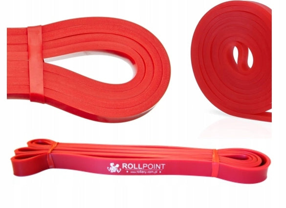 Resistance Rubber | Durable Tape for Exercise, Crossfit and Pull-Ups + BAG Color red