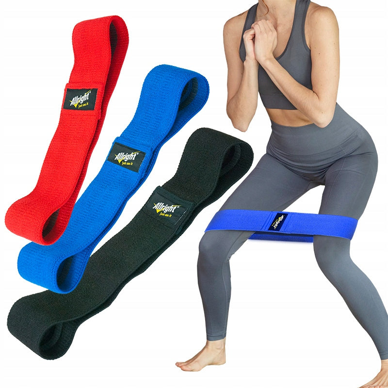 Resistance Rubber Material Hip Band 3pcs For Exercise Buttock Fitness Training Width 80 mm
