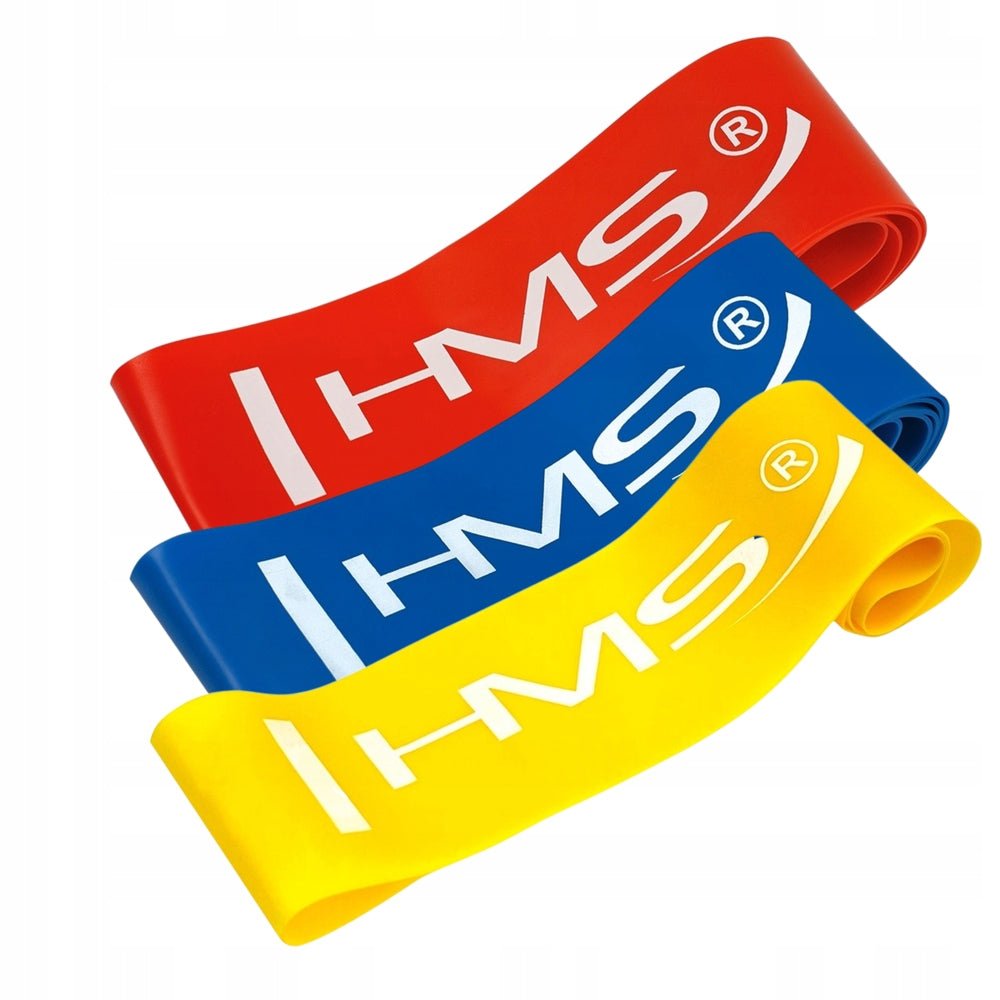 Resistance Rubbers Set of 3 for Stretching Training Mini Band HMS 4,5-20,5kg