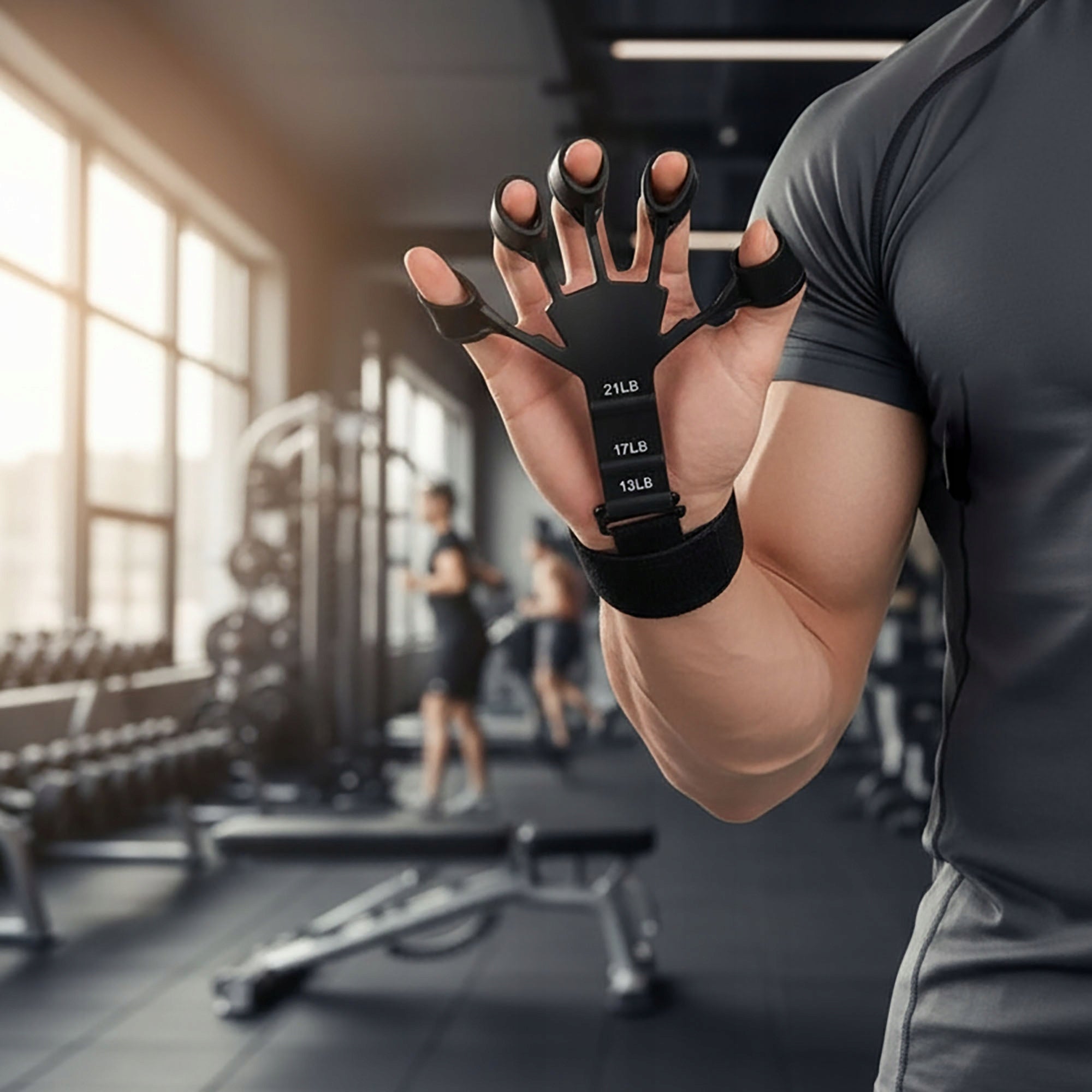 Resistance Rubbers for Hand Finger Exercise Muscle Trainer Hand Tool Packaging status original