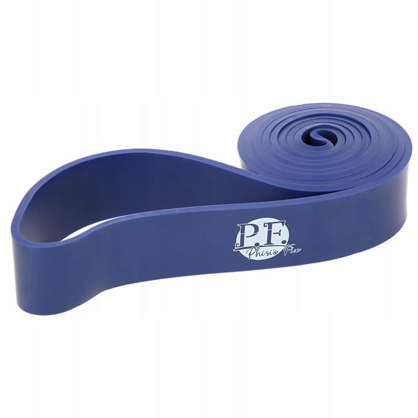 Resistance band exercise rubber SOLID 22.68 -56.70 kg Color blue