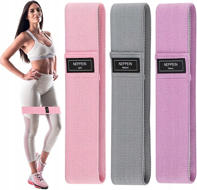 Resistance bands SET OF 3 EXERCISE RUBBERS MEGA STRONG COMFORTABLE neppein