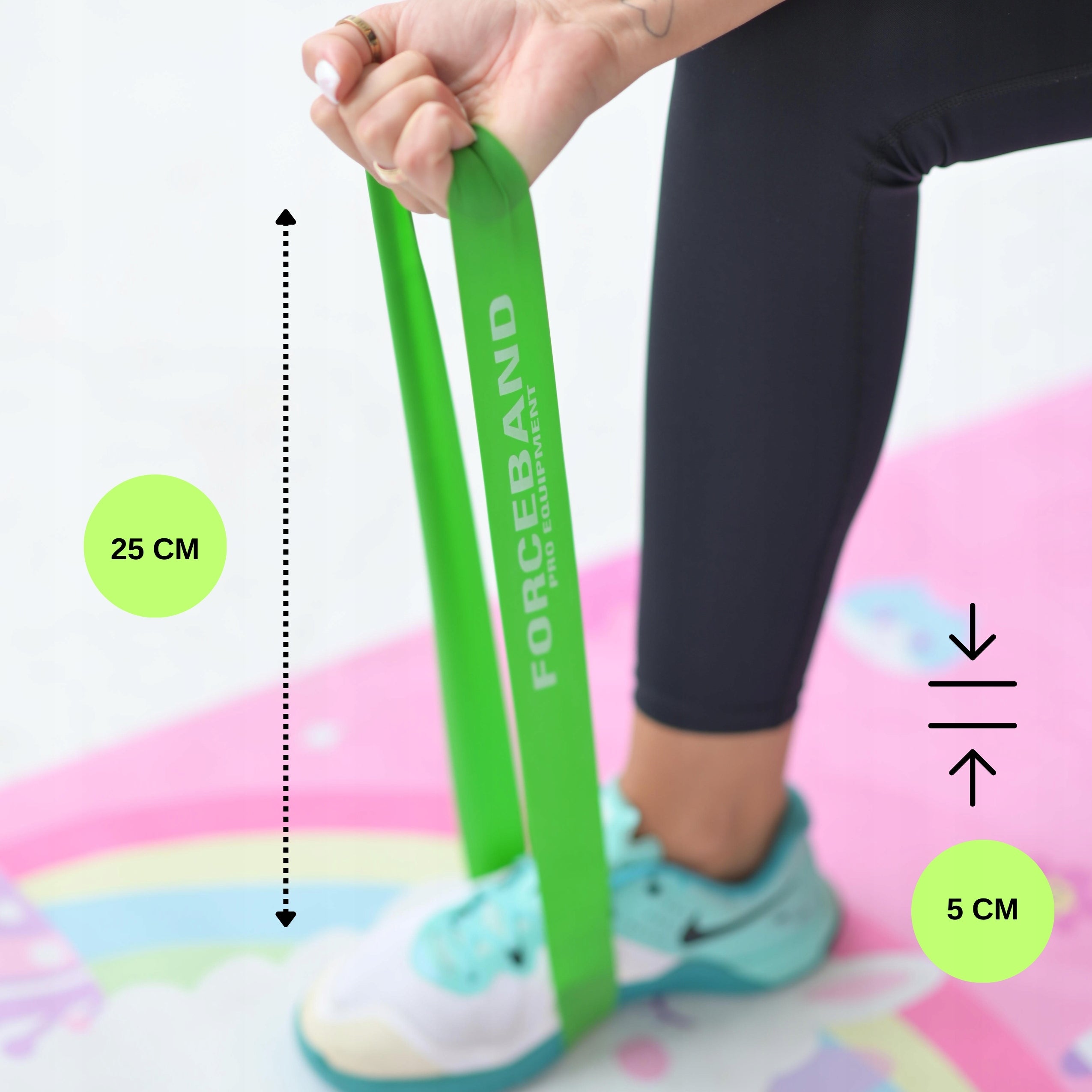 Resistance bands SET OF 4 MINI BAND exercise tape 50 cm Manufacturer code 00000000