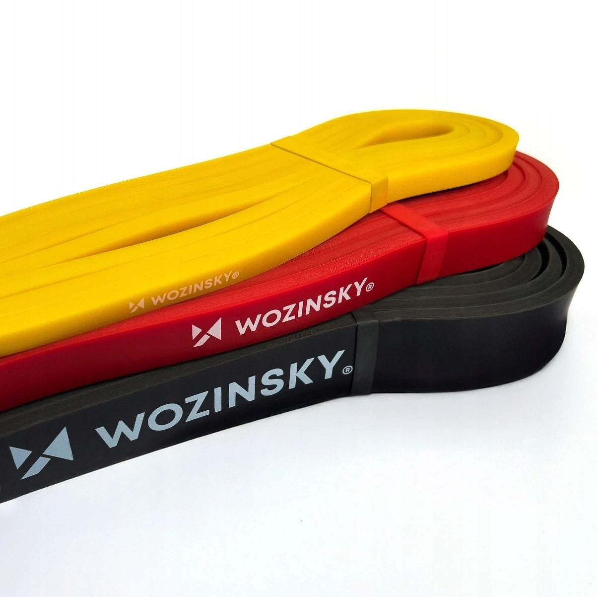 Resistance bands for exercise Wozinsky WGO-3 made of latex - 3 pcs. Width 20 mm