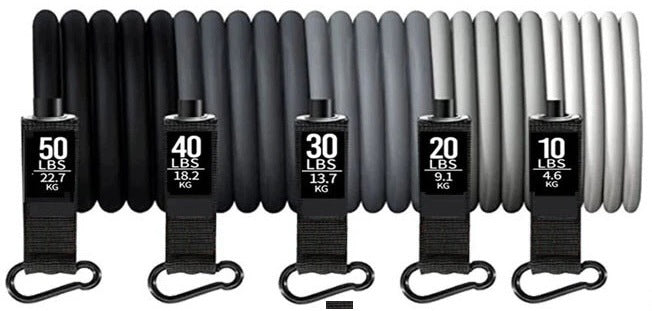 Resistance bands with handles EXPANDERS AQUATIC 5 loads: 4,6 - 22,7 kg Width 10 mm