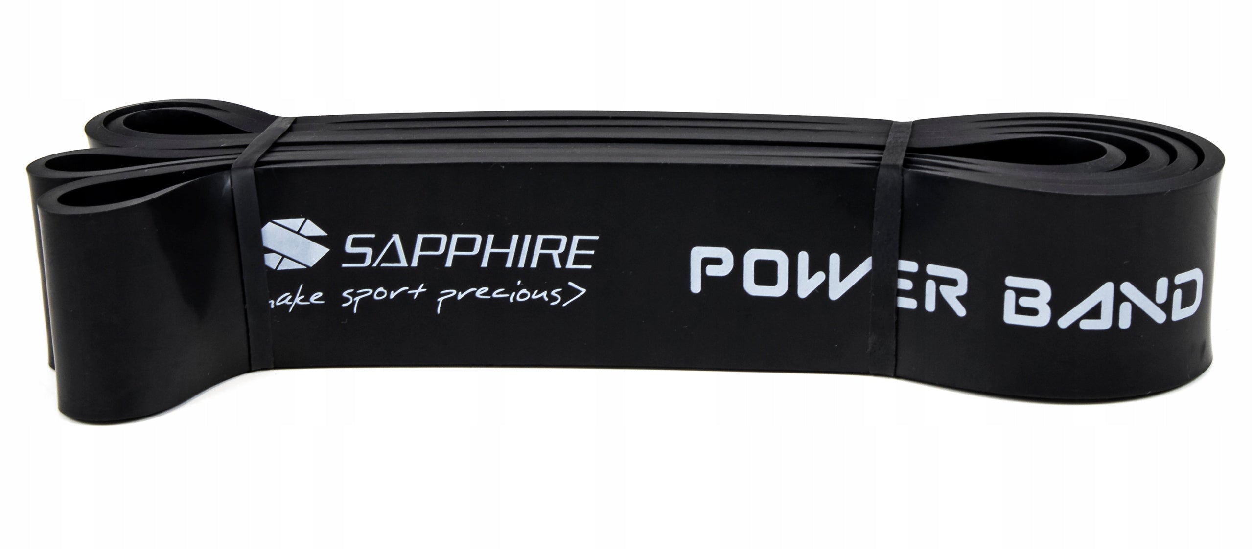 Resistance rubber POWER BAND STRONG TRAINING BAND FOR EXERCISE 23-57 KG SAPPHIRE Brand Sapphire