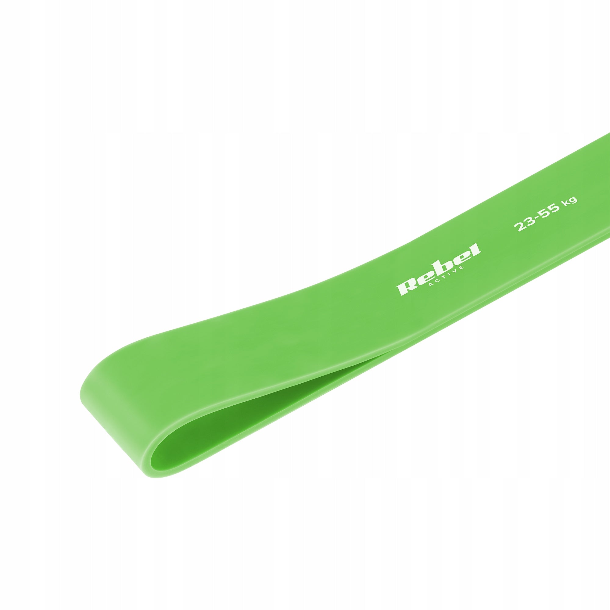 Resistance rubber exercise tape elastic power band 23-55 kg Rebel Color green