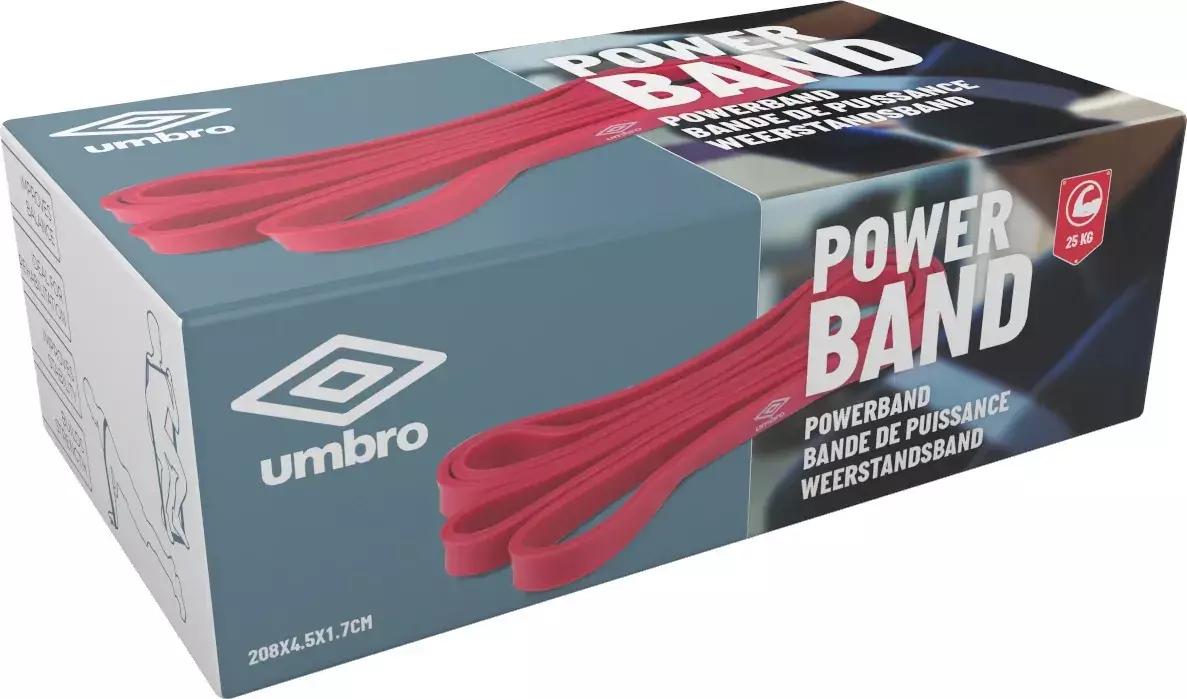 Resistance rubber for fitness exercises long tape Power Band UMBRO 25kg Brand Umbro