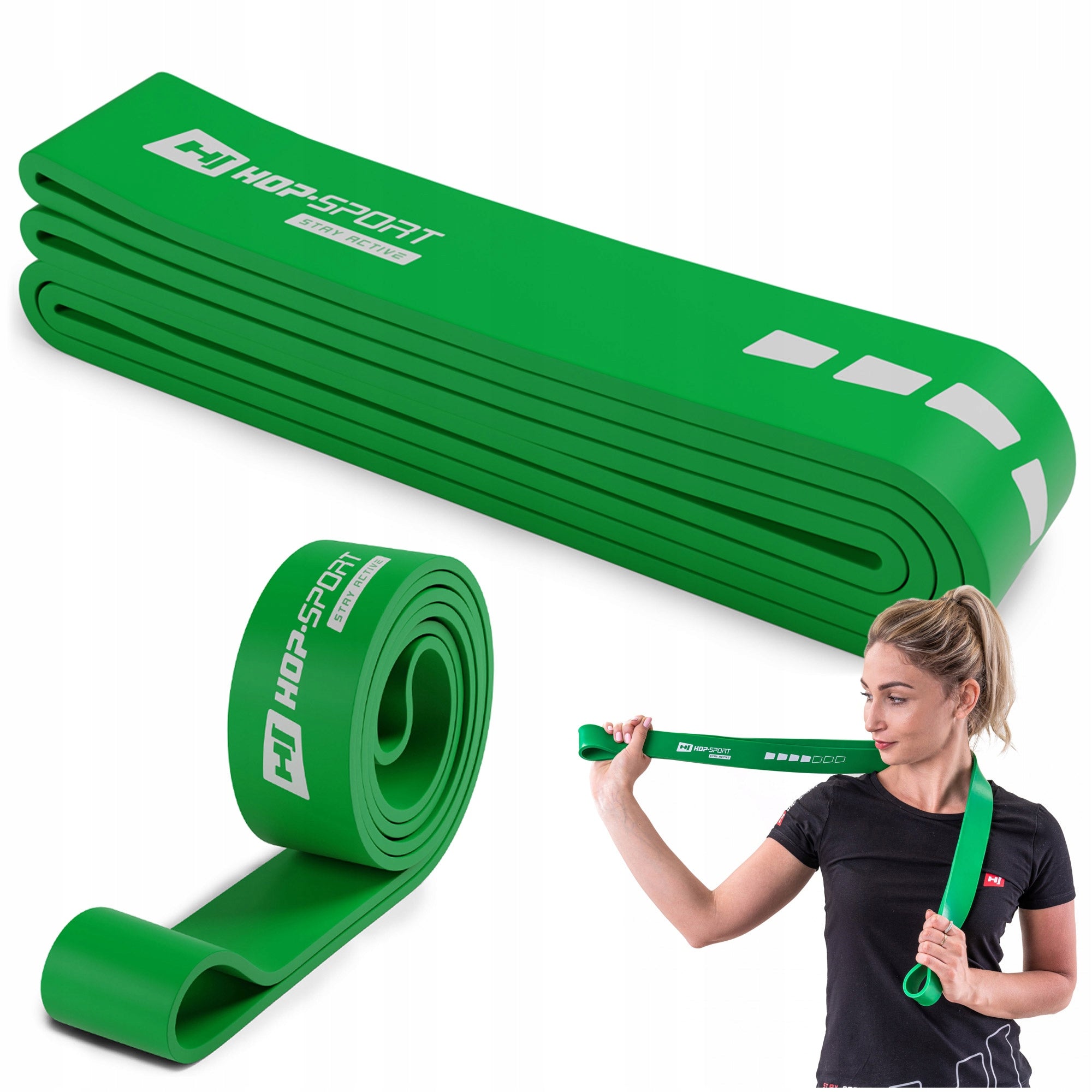 Resistance rubber power band for strength training 23-57kg stretching strong