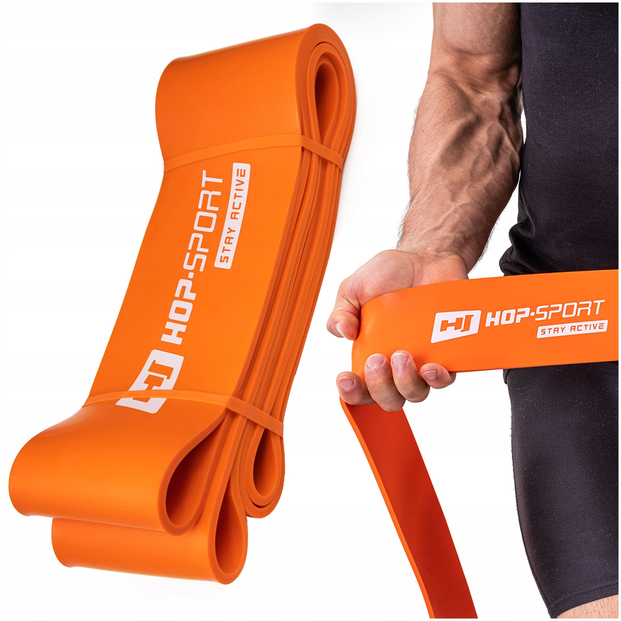 Resistance rubber power band resistance 37-109 kg durable strong for exercise