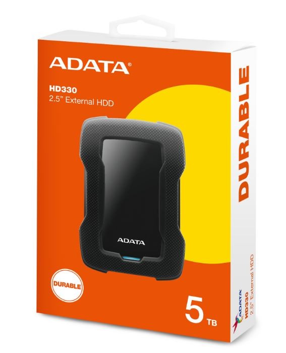 Resistant External HDD Adata Durable Lite HD330 5TB USB 3.1 Packaging status original