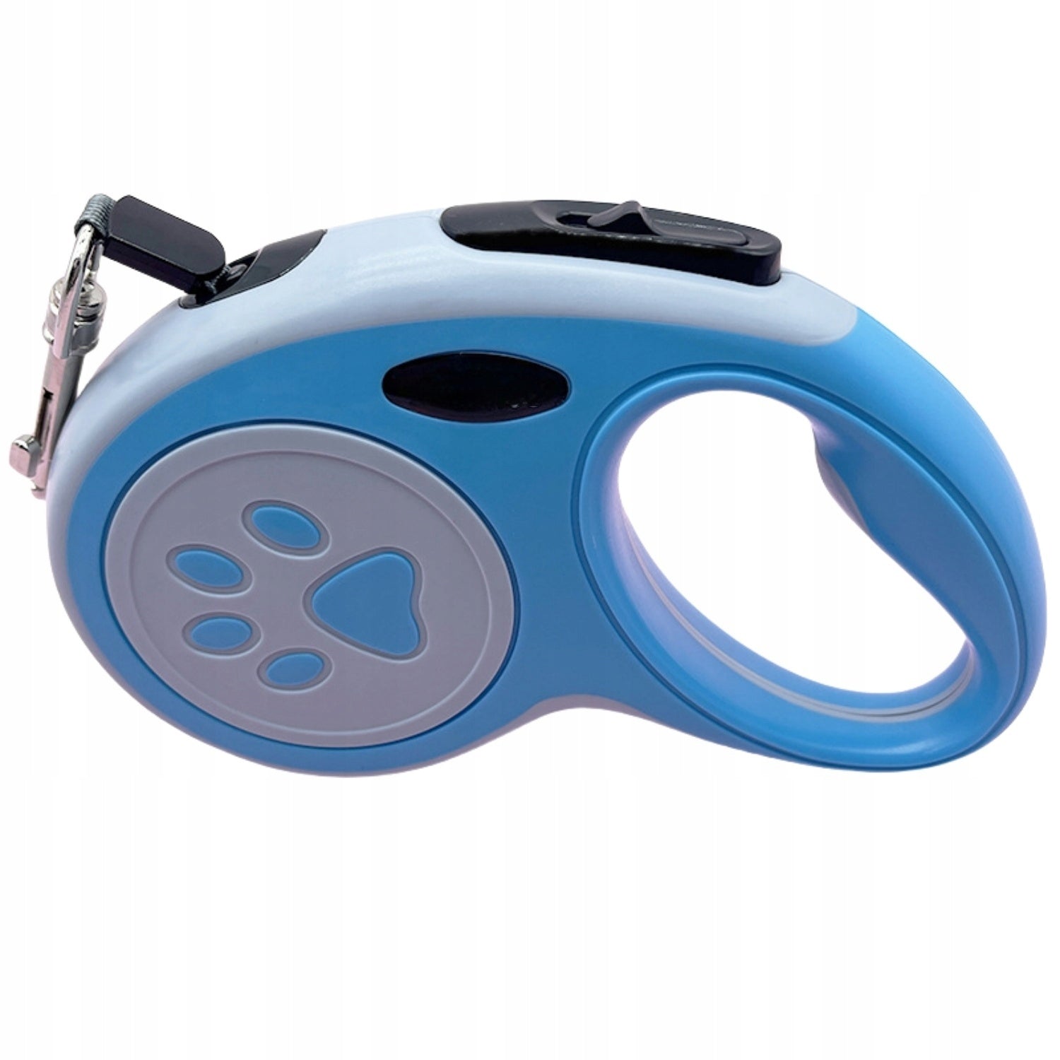 Retractable dog leash, 5m, non-slip,with break system,blue