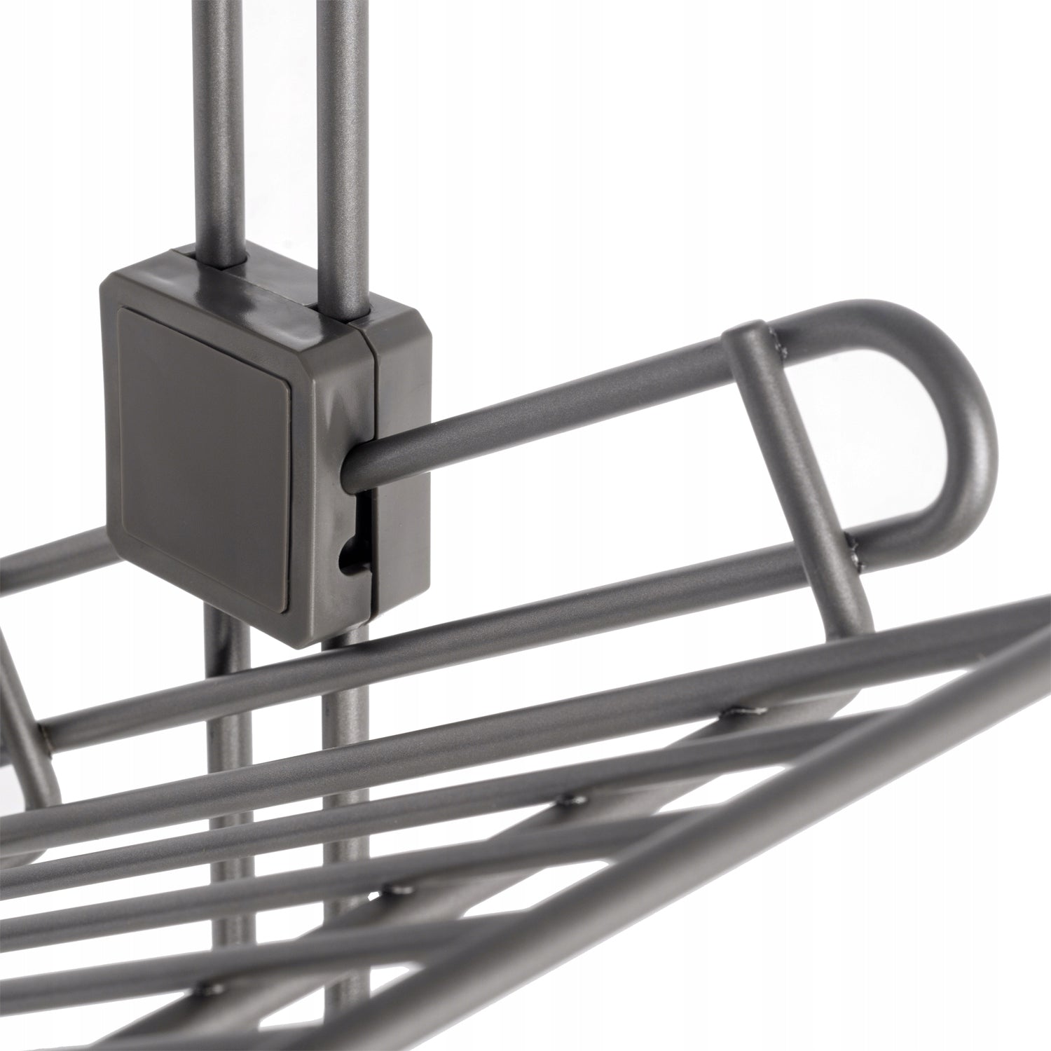 Retractable shelf Cargo basket for shoes SIDE LEFT titanium QUARTZ Emuca EAN (GTIN) 8432393336299