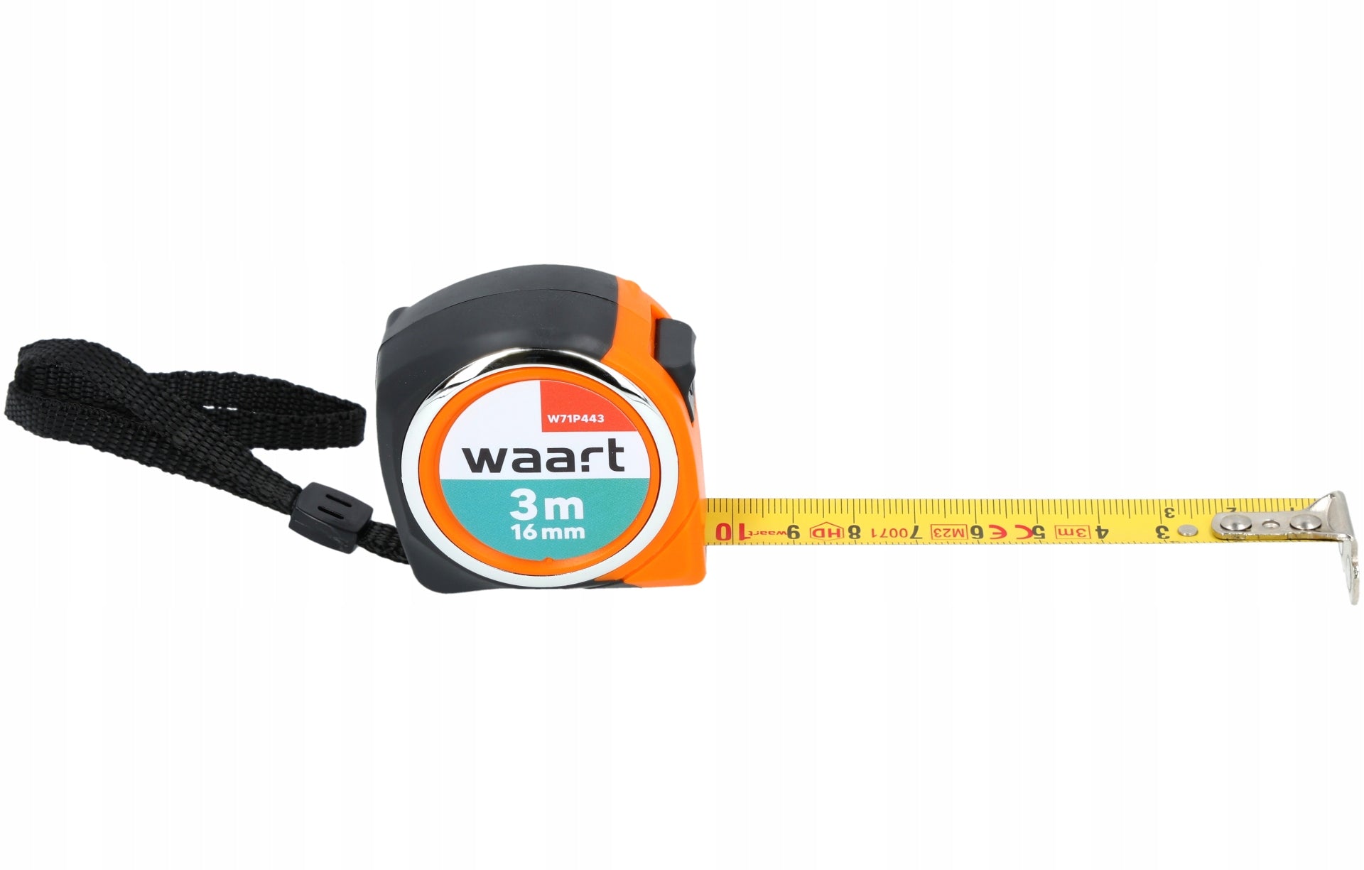 Retractable steel measure 3m 16mm compact pocket meter WAART Packaging status original