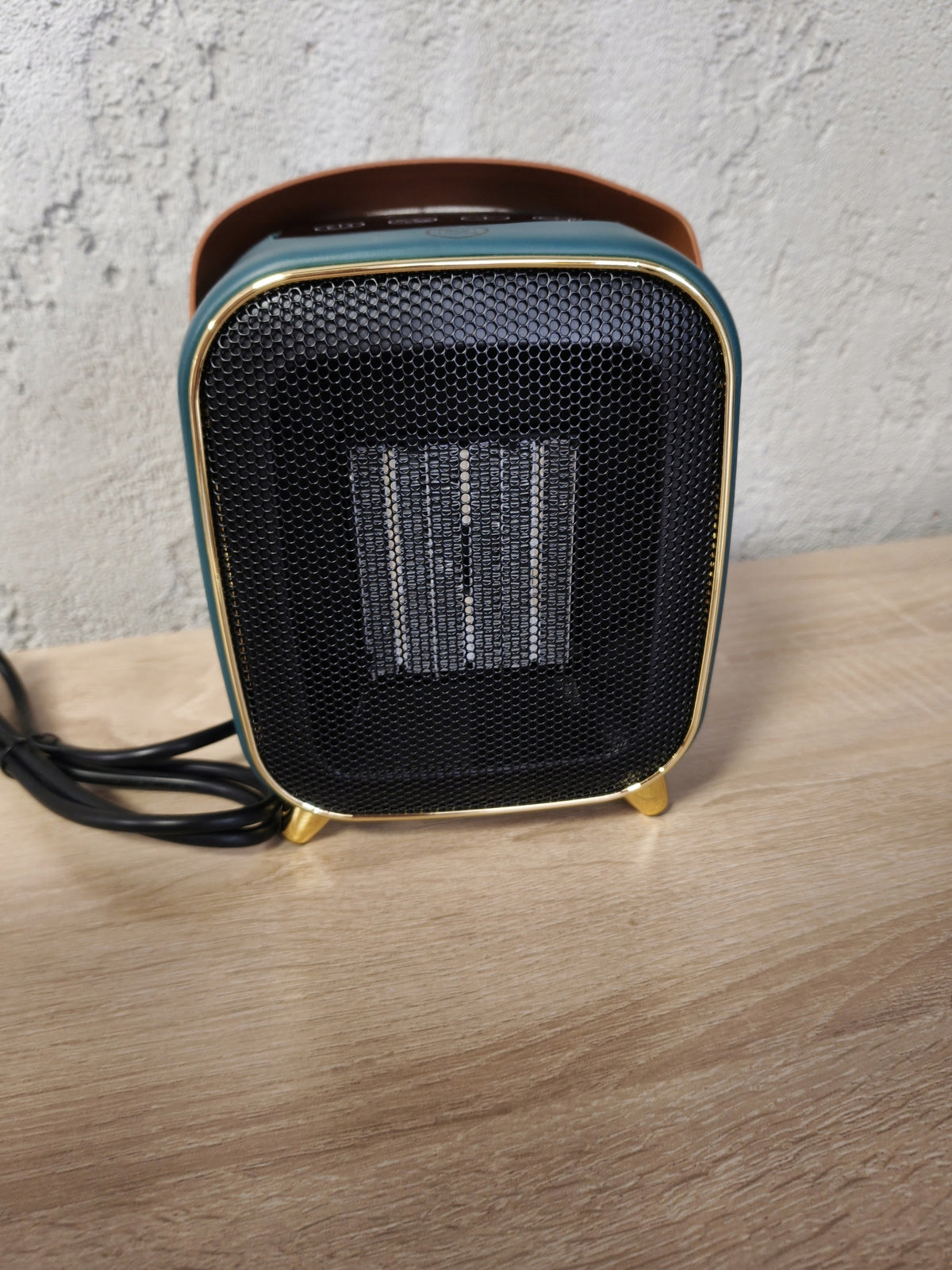 Retro 1000W Ceramic Heater with Thermostat, Timer and Display Manufacturer code RetroZielony