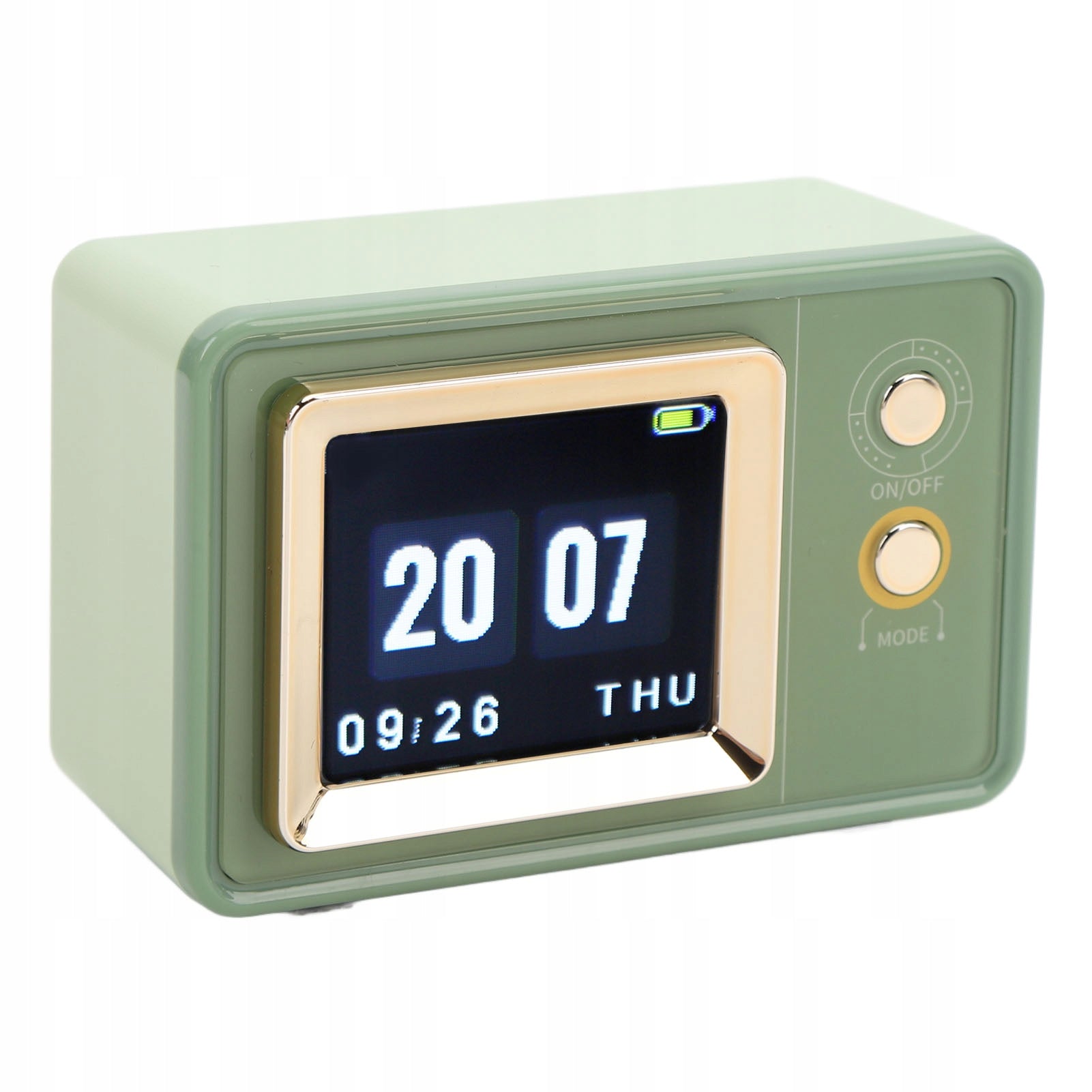 Retro BT Speaker, Green Projection Screen with Text Dynamic Scenes with These Brand no brand