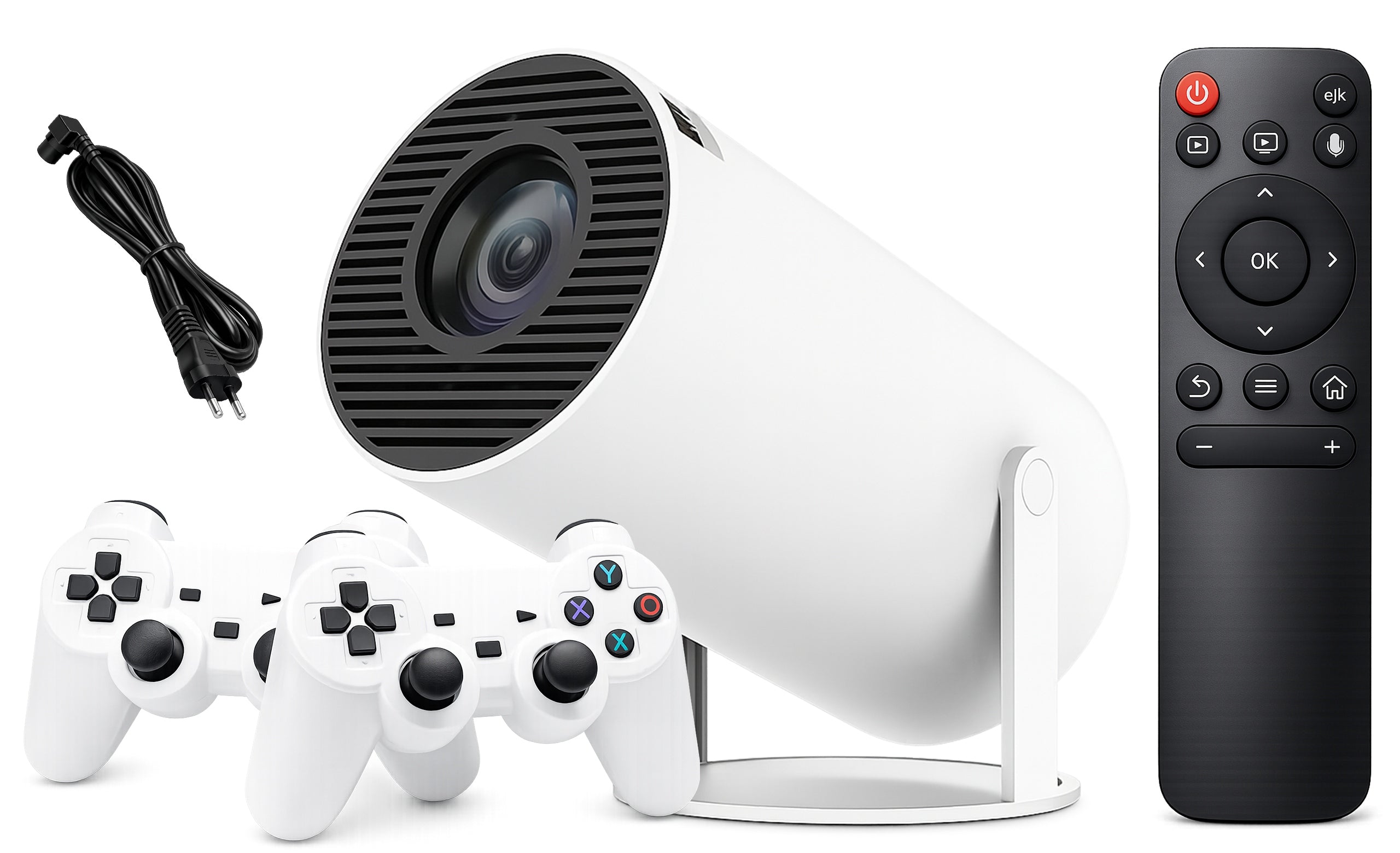 Retro Game Projector + 20000 Games 2 Pad Android 11 TV Netflix Console Packaging status original