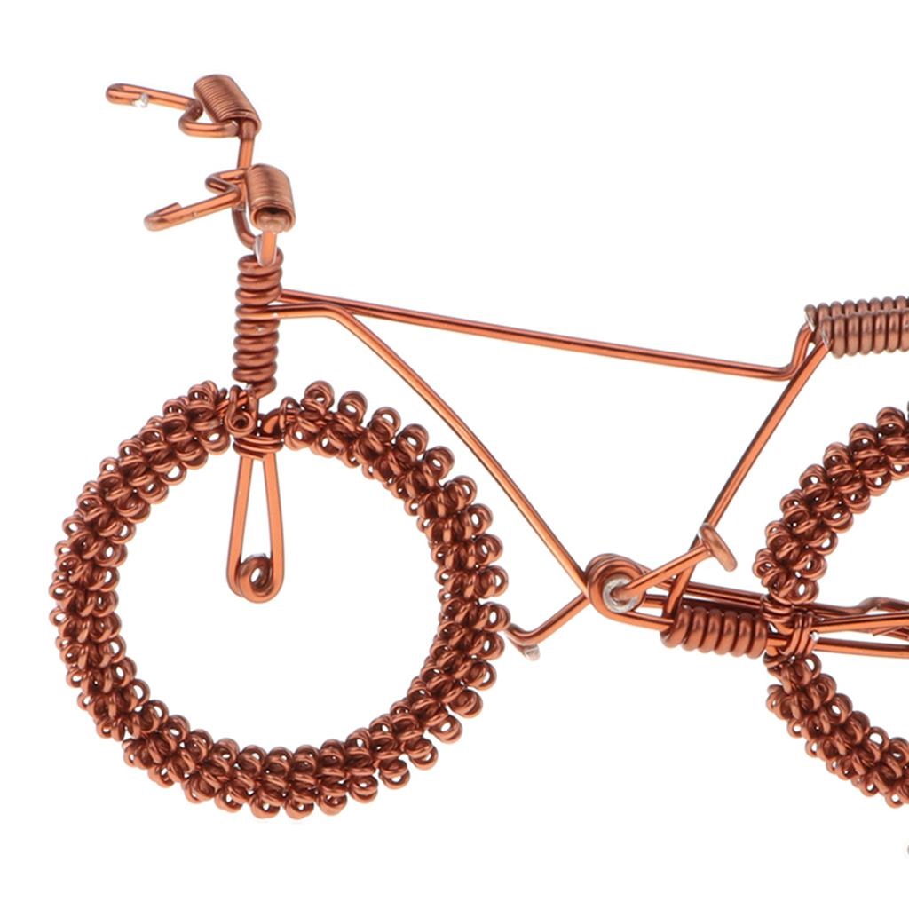 Retro Handicraft Bicycle Model Bike Toy For Kids Home Decor Coffee Packaging status original