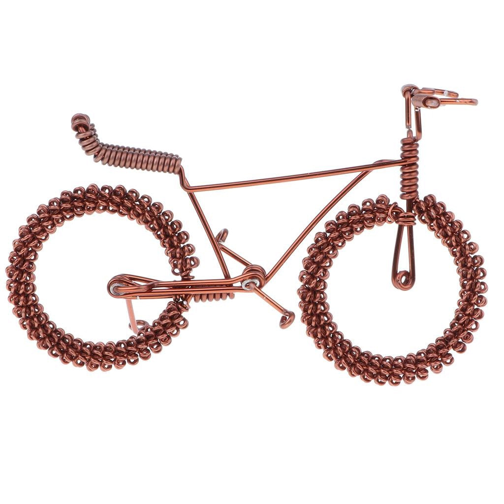 Retro Handicraft Bicycle Model Bike Toy For Kids Home Decor Coffee