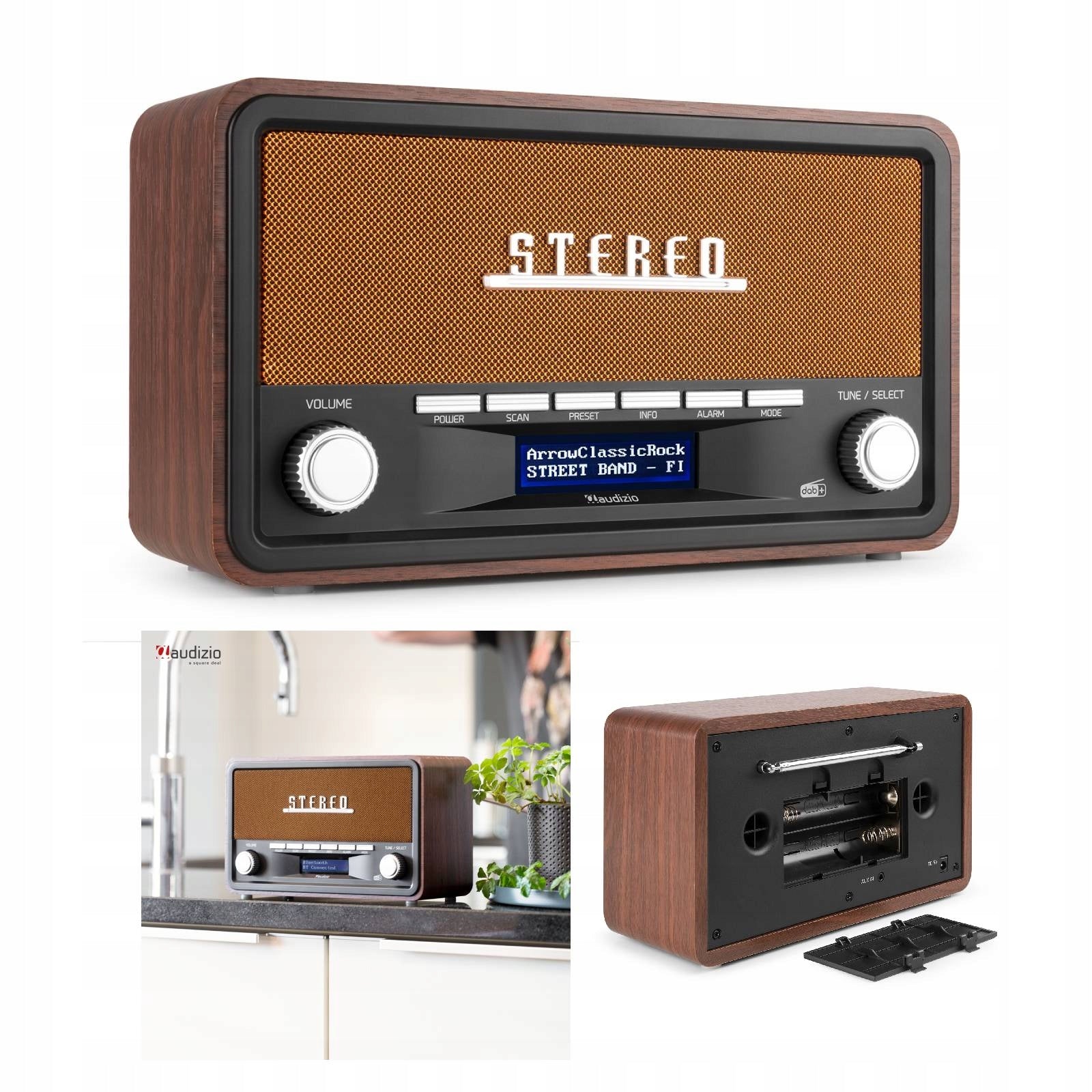 Retro Home Office Radio DAB+ FM- 50W
