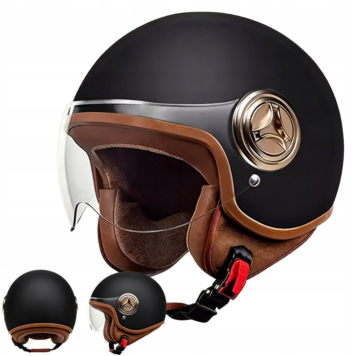 Retro Motorcycle Helmet Openblend Certification ECE 22.06