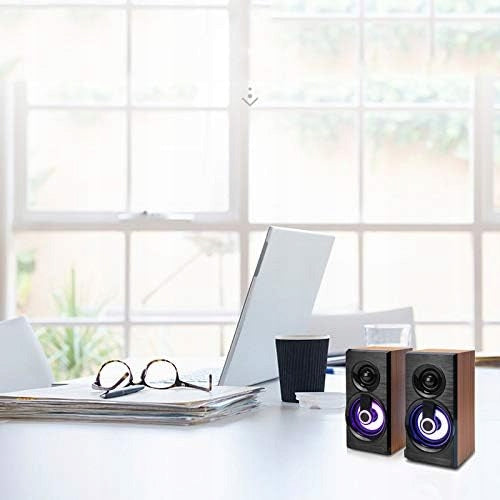 Retro Wired LED Speaker Light Hifi Stereo USB Mini Speaker EAN (GTIN) 6901882873635