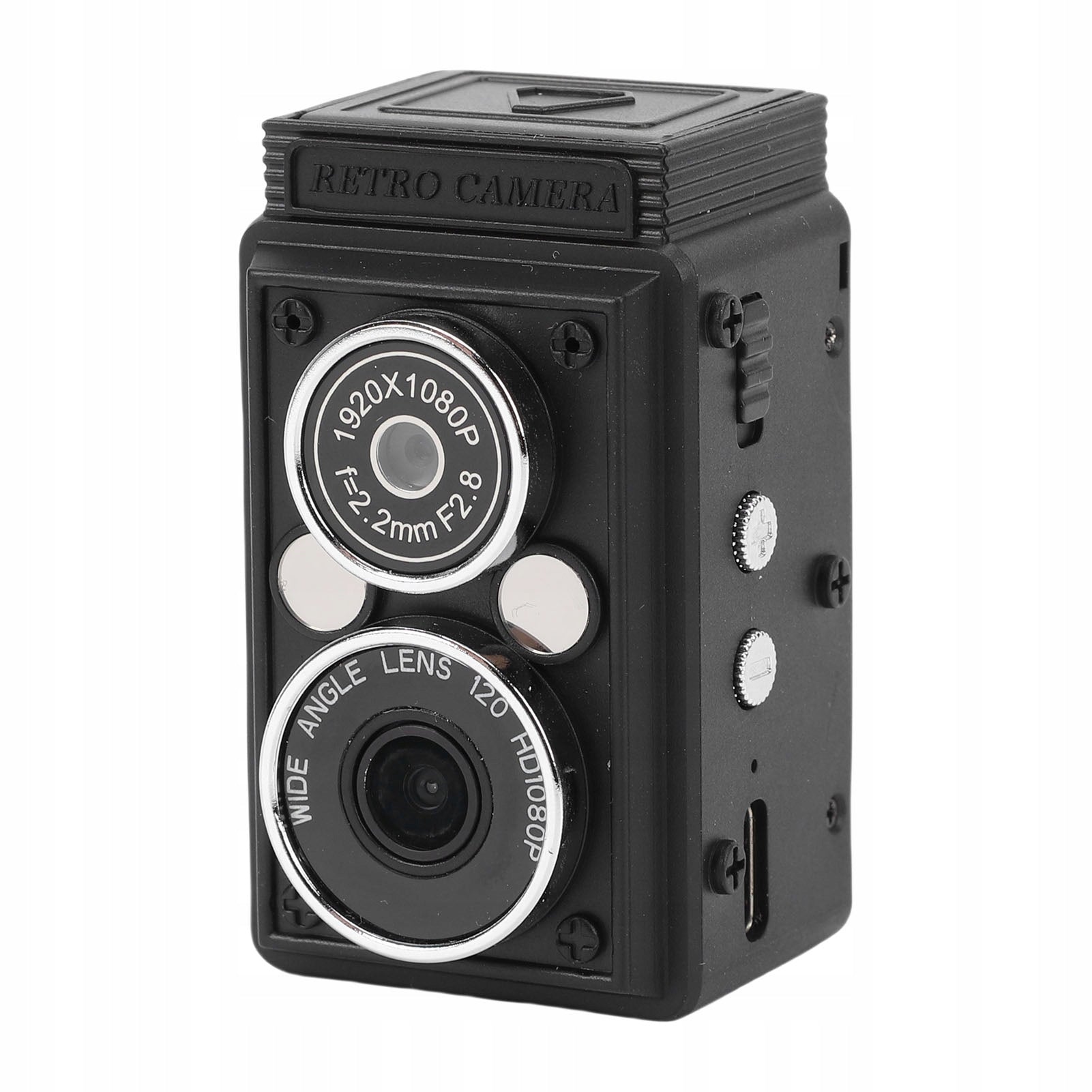 Retro digital camera with two 1080P HD 12MP 1K video lenses Brand no brand