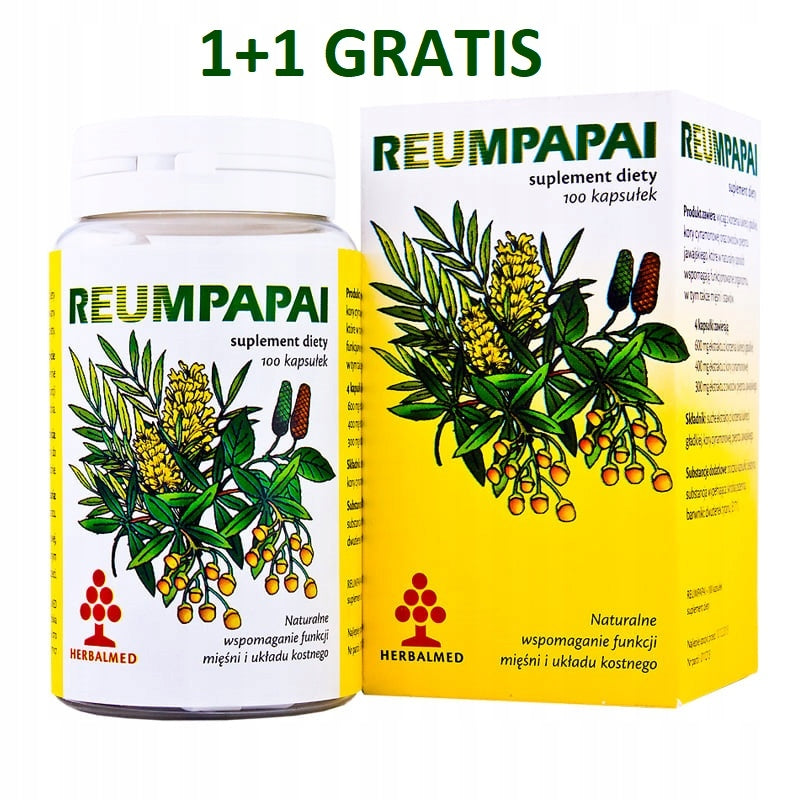 Reumpapai 100 caps. 2 packs + third one FREEBIE joints , muscles 300 caps.!