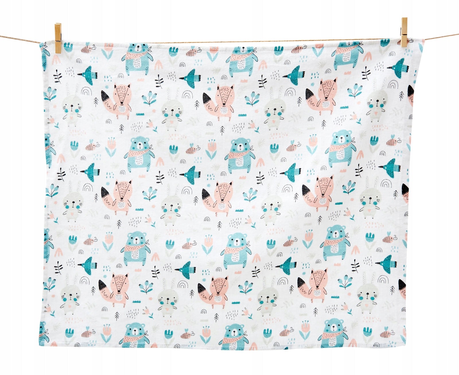 Reusable Flannel Diaper Colorful JUKKI MINT