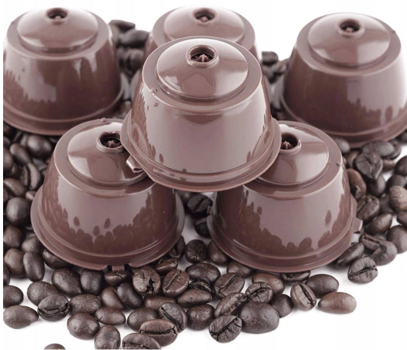 Reusable replacement coffee machine capsules 5 pcs. compatible with DOLCE GUSTO
