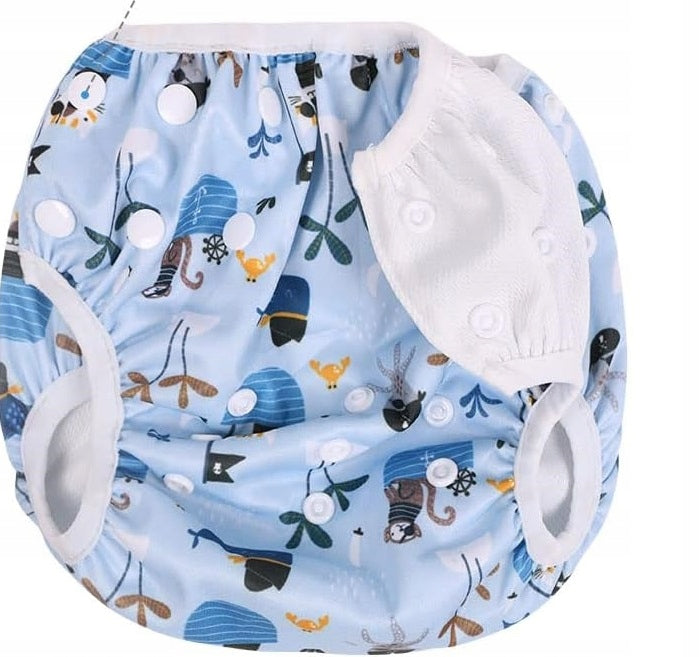 Reusable swimming panties for swimming pool BEACH adjustable 3-12 kg diapers Packaging status original