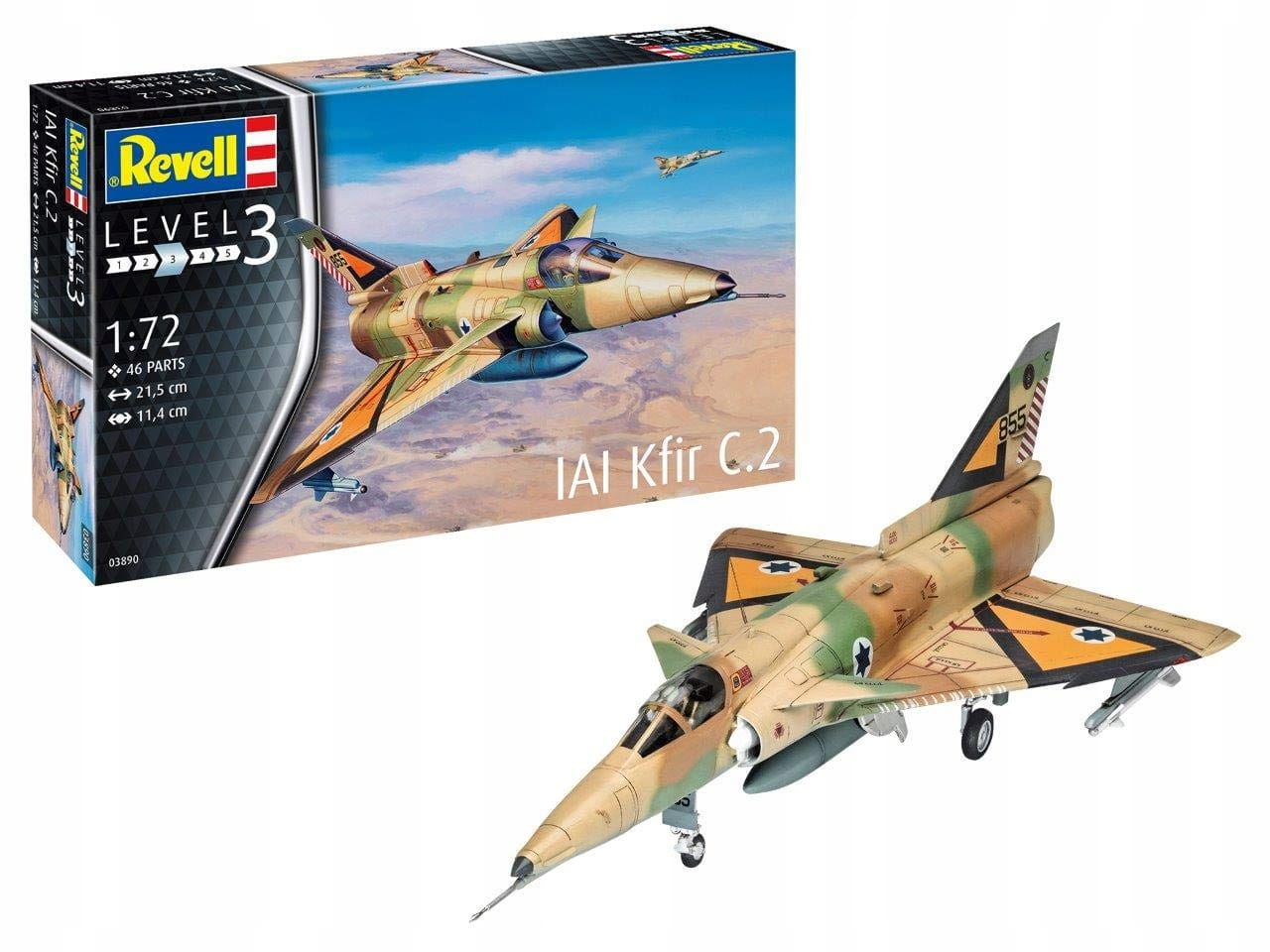Constructor Revell – Kfir C-2 Geschenkset, 1/72, 63890 
