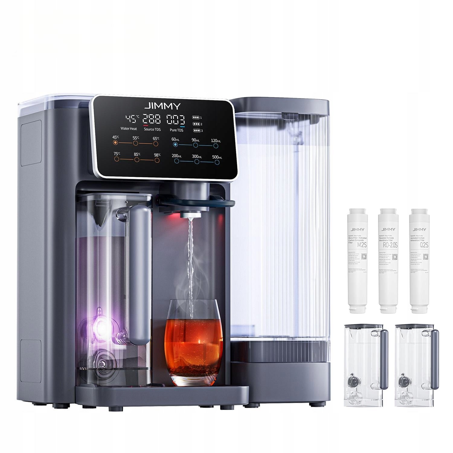 Reverse Osmosis Countertop Water Filter with Mineralization JIMMY R9 98°C