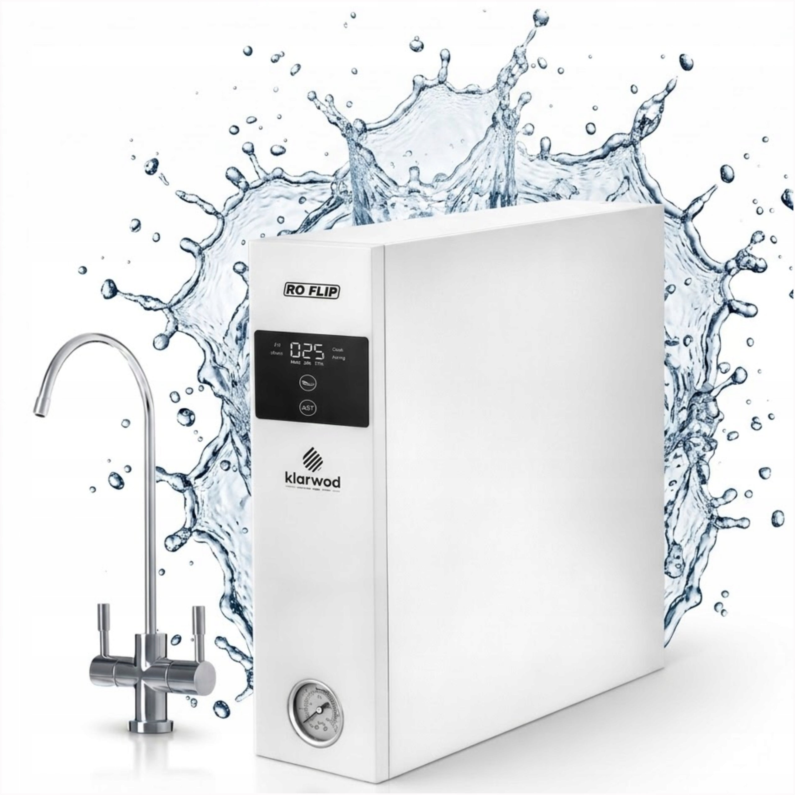 Reverse Osmosis Filter Klarwod RO Flip with Mineralizer Sink Filter