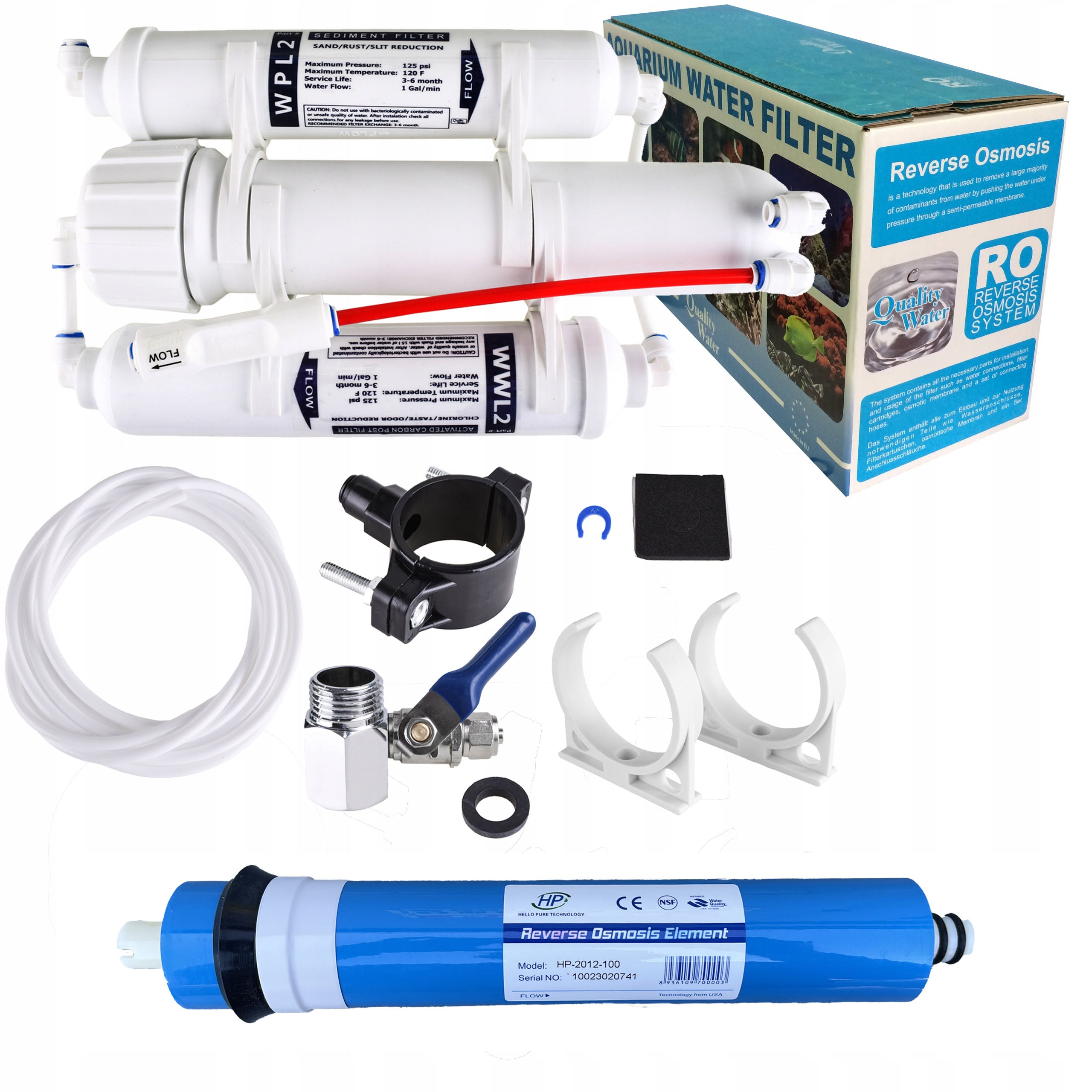 Reverse Osmosis Filter RO3 Aquarium 100 GPD!!
