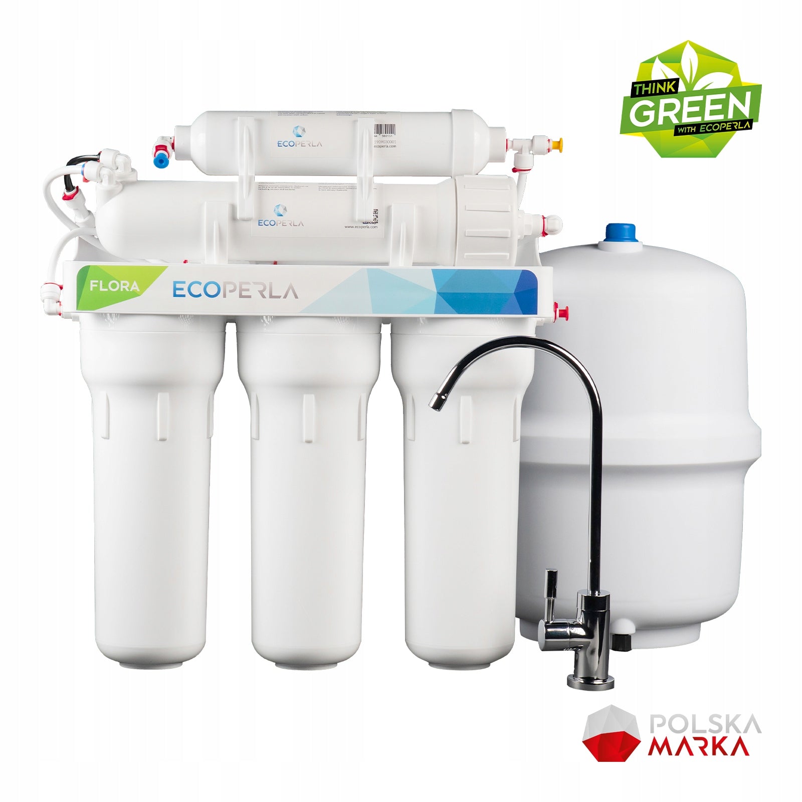 Reverse osmosis Ecoperla Flora - 5-stage system with 2-in-1 cartridge