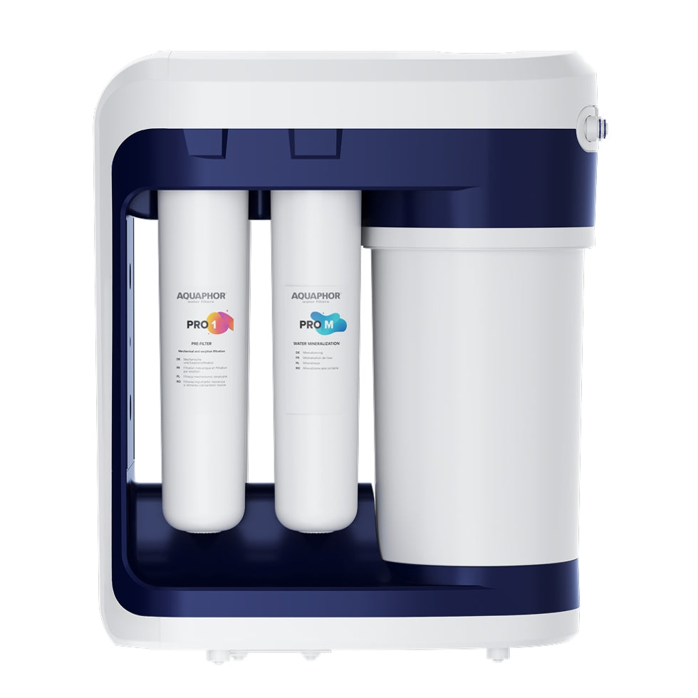 Reverse osmosis filter AQUAPHOR RO-202S PRO under sink + Black tap Packaging status original