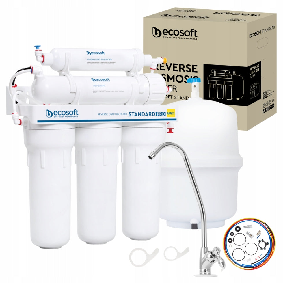 Reverse osmosis filter BWT Ecosoft STANDARD RO5 under sink with mineralizer