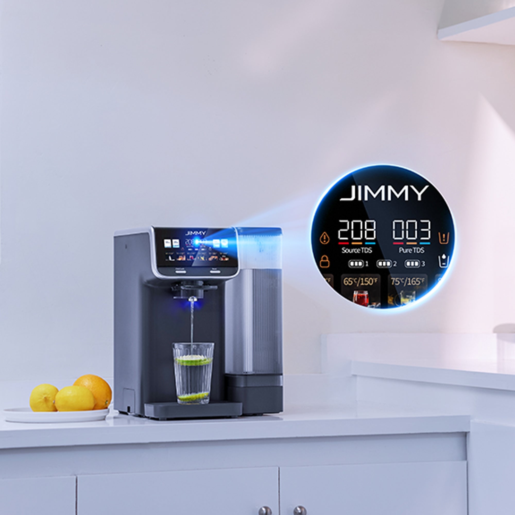 Reverse table top osmosis water filter with mineralization JIMMY M9 PRO+S9 Manufacturer code 9990