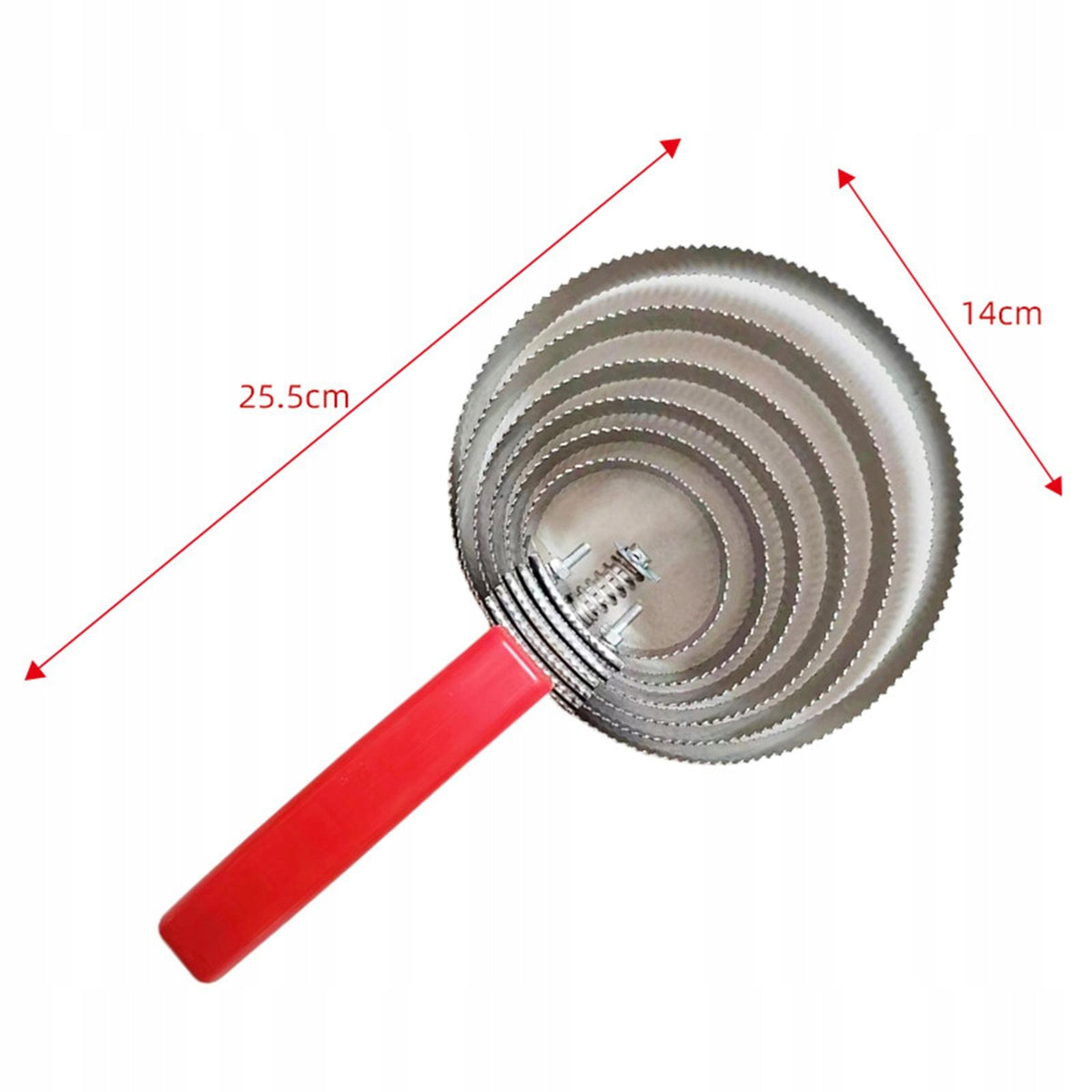 Reversible Curry Comb with Rubber Anti Slip Grip Double Sided Curry 6 Rings Packaging status original