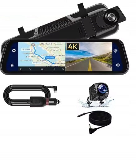 Reversing Camera Mirror Video Recorder 1080p WiFi Screen 10” G-Sensor 2in1 Model 651441157