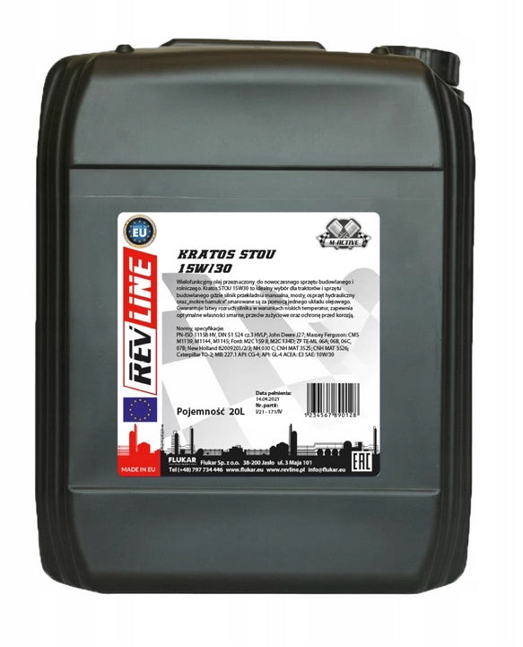 Revline Kratos STOU 15W30 - 20L