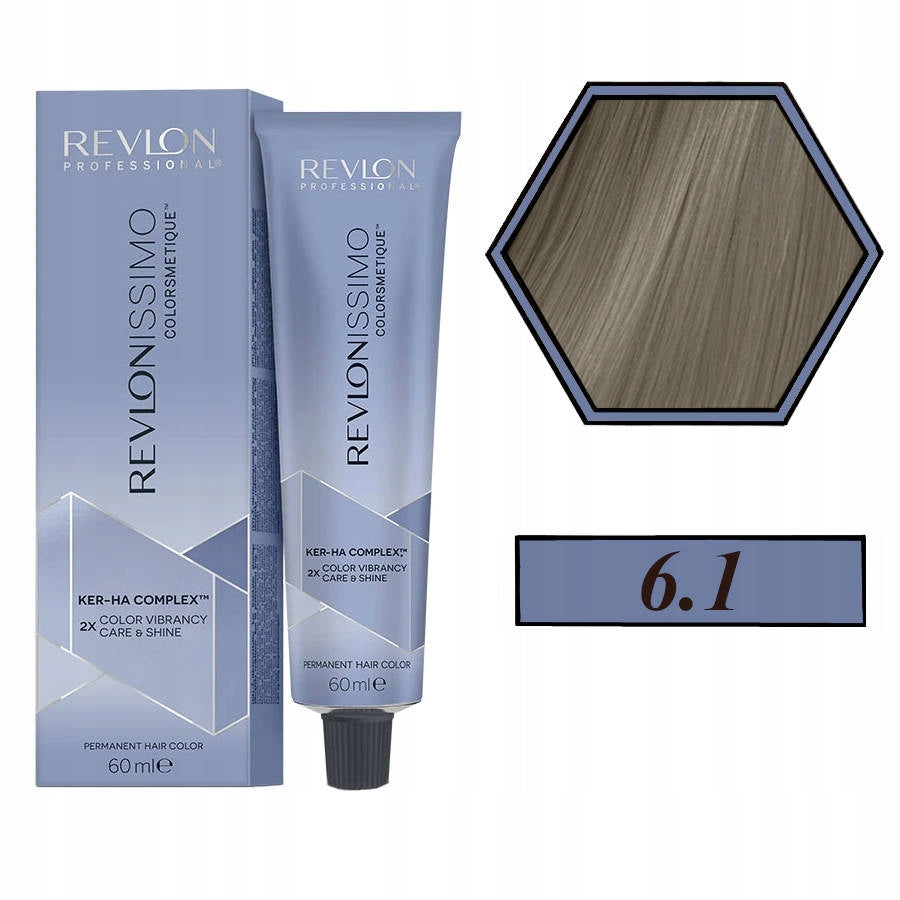 Plaukų dažai Revlon Revlonissimo Colorsmetique Nº 6.1, 60 ml