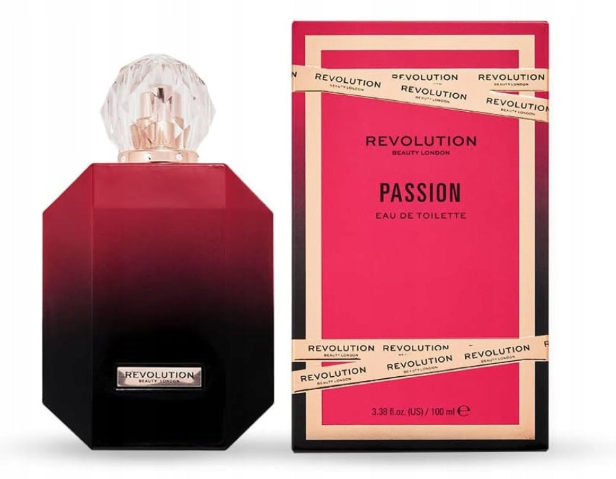 Revolution Beauty PASSION Eau De Toilette 100ml EDT Eau De Toilette 100 ml