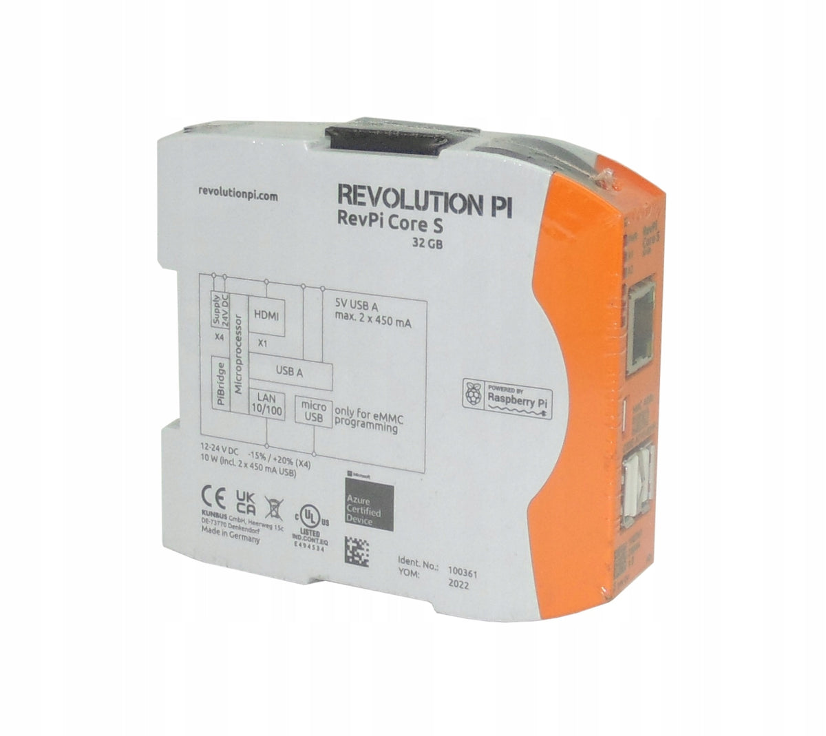 Revolution PI RevPi Core S 32GB - PR100361 Manufacturer Raspberry pi