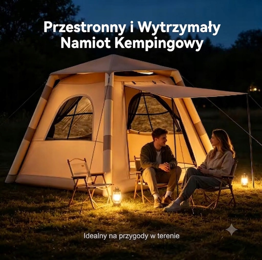Revolutionary Inflatable Camping Tent – Comfortable House in the Bosom of Nature! Packaging status original