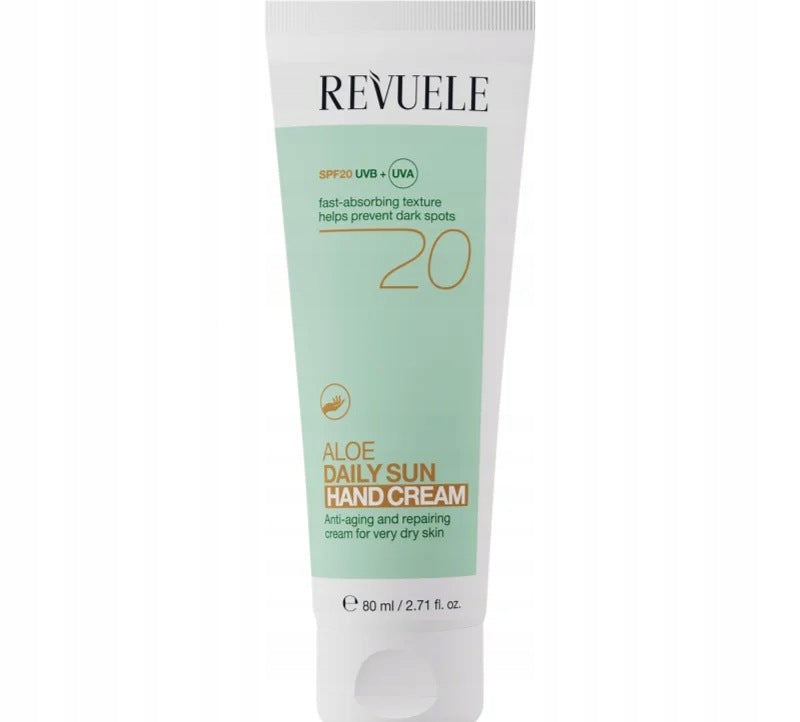 Revuele Aloe Daily Sun Hand Cream SPF 20 protective hand cream SPF 20 80 ml
